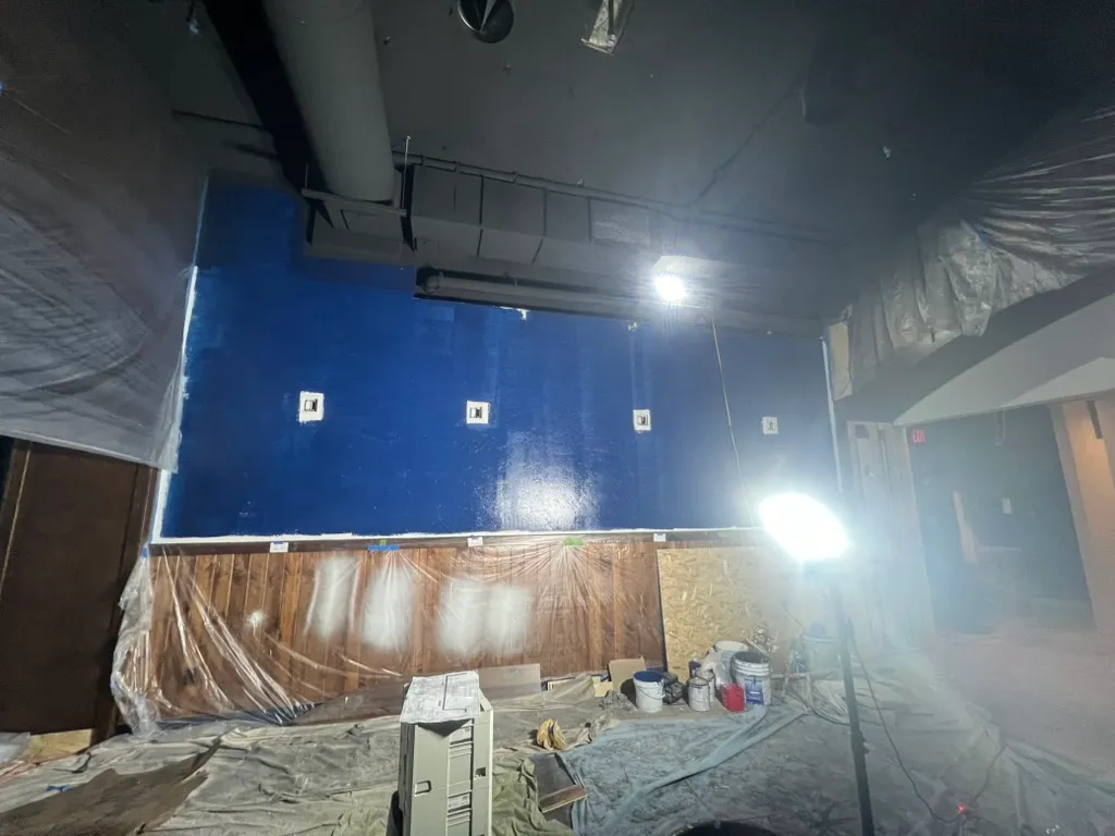 Downtown Bozeman commercial painting project